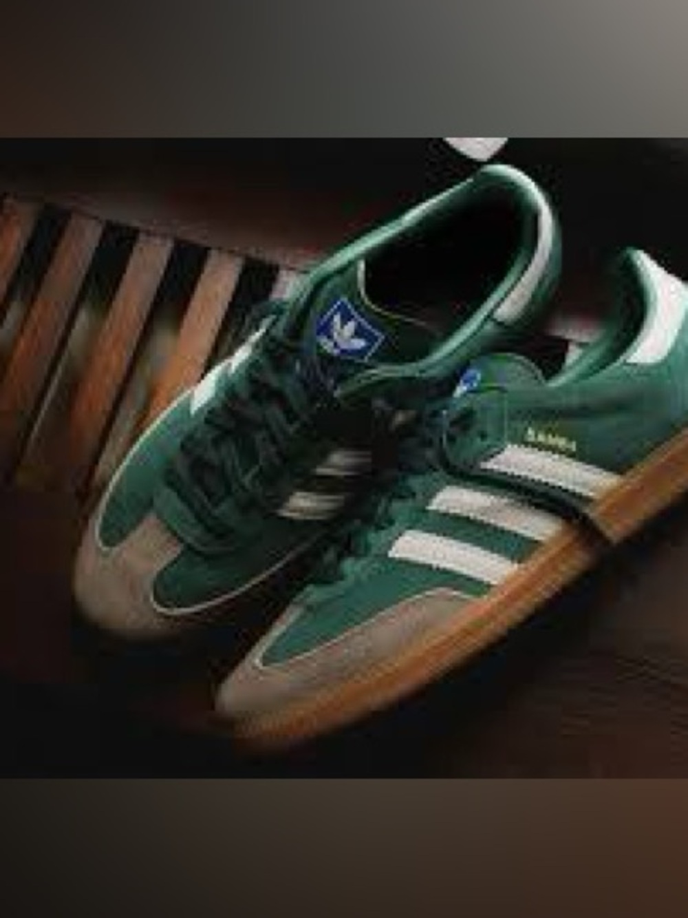 Adidas Samba OG sneakers in the "Collegiate Green" colorway Sz 5.5 - Picture 5 of 11